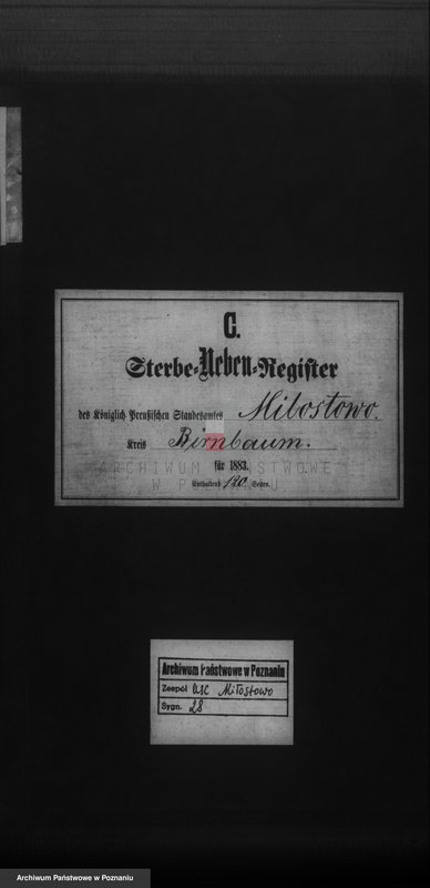 Obraz 1 z jednostki "Księga zgonów"