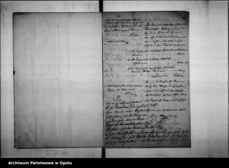 Obraz 13 z jednostki "Acta des Magistrats zu Oppeln betreffend das, von dem Vorwerksbesitzer Jacob Kalus der Katholischen Schule vermachte Legat von 100 Rtl."