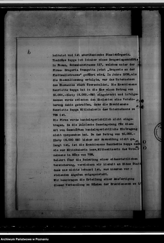 Obraz 10 z jednostki "Erfassung der Drogerien"