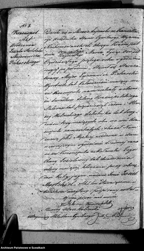 image.from.unit.number "Duplikat Akt Urodzonych, Zaślubionych i Umarłych Urzędnika Stanu Cywilnego Okręgu Krasnopol za rok 1855."