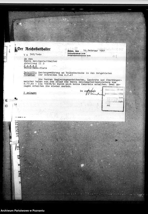 Obraz 15 z jednostki "Erfassung der deutschen Sozialrenten - Sozialversicherung"