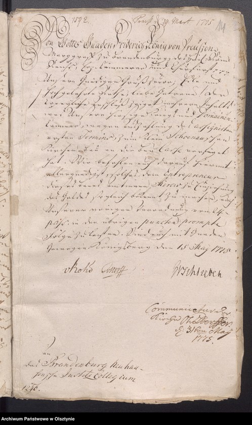 image.from.unit.number "Bauten und Reparatur betreffend . (Verfügungen, Anweisungen usw. Justitz Collegium)"