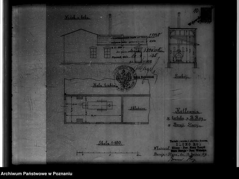 Obraz 17 z jednostki "Tartak B. Raja w Boruji Starej powiat wolsztyński nr woj. kotła 4154"