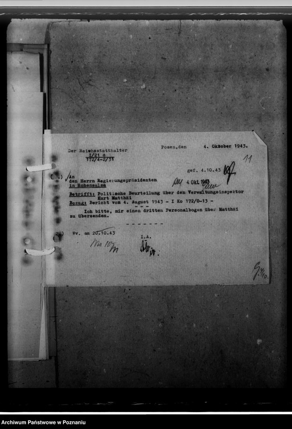 Obraz 15 z jednostki "Schrolle, Ernst; Matthä, Kurt - urzędnicy"