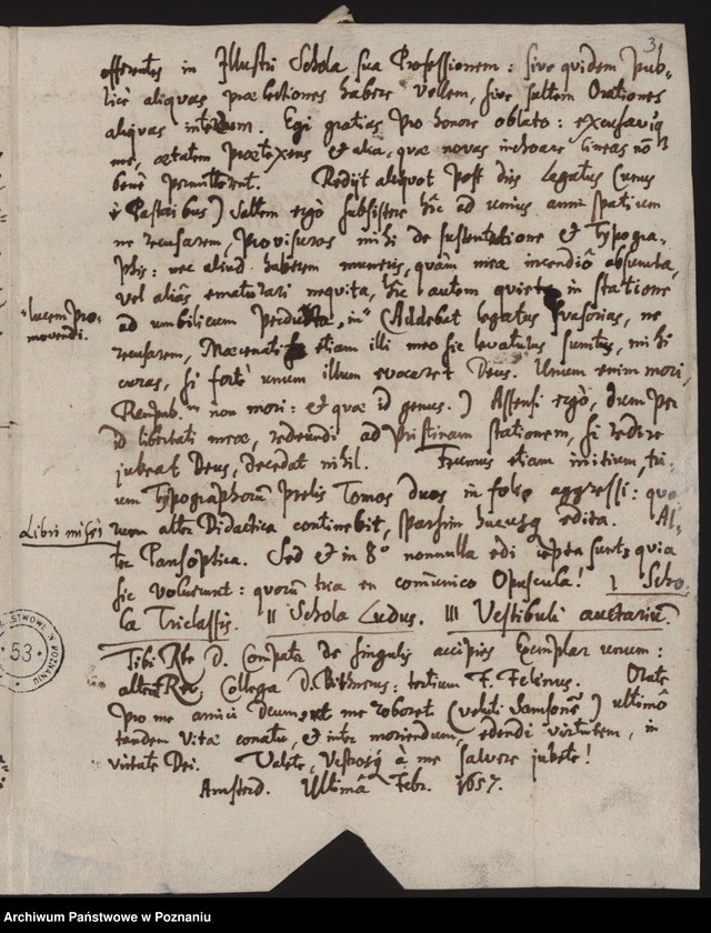 Obraz 6 z kolekcji "Dokumenty z Archiwum Państwowego w Poznaniu na Listach UNESCO111"