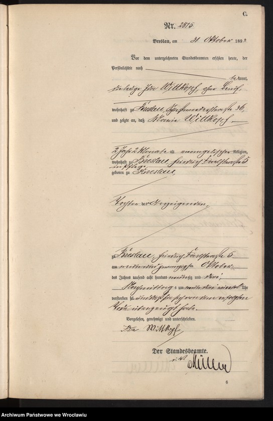 image.from.unit.number "Sterbe-Haupt-Register Breslau I 1893 Band 8"