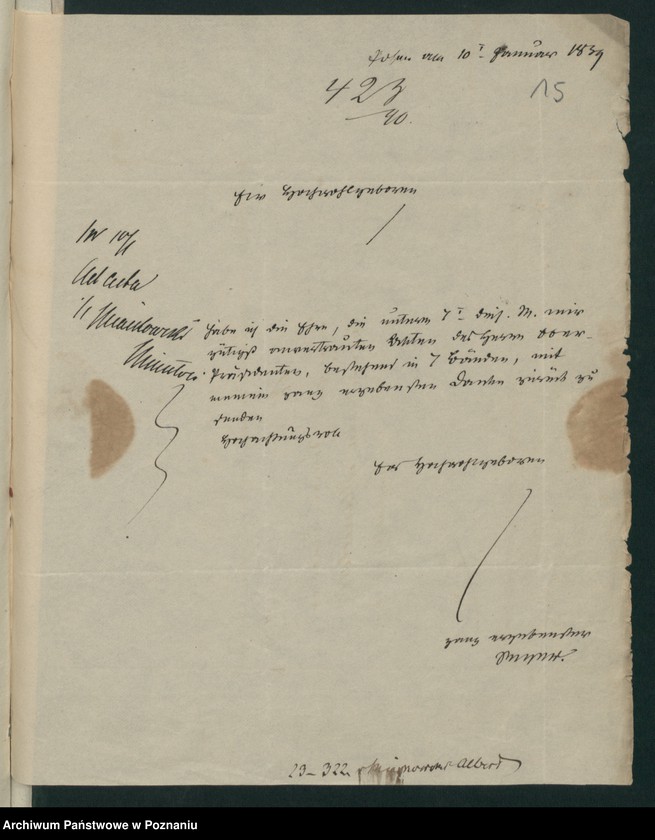 Obraz 19 z jednostki "A. betr. Adalbert von Miaskowski, ehemaliger Kapitän"