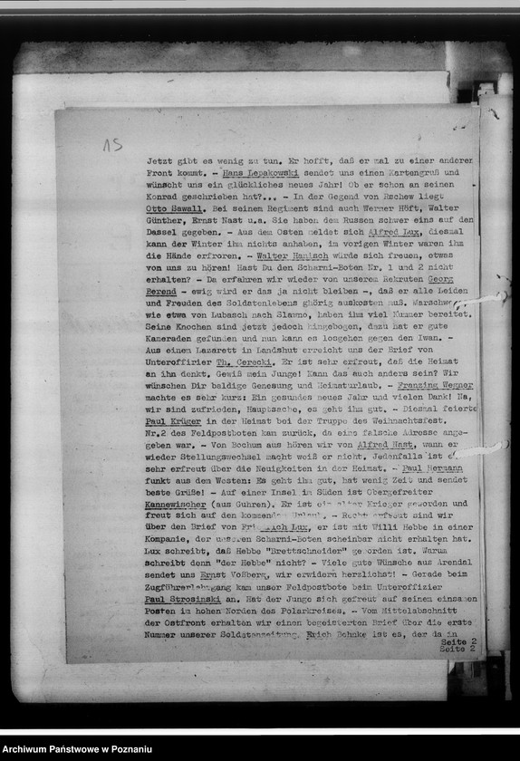 Obraz 19 z jednostki "[Korespondencja w sprawach organizacyjnych, sprawozdanie z działalności , uwagi powizytacyjne] Kreissippenamt Scharnikau [Czarnków]"
