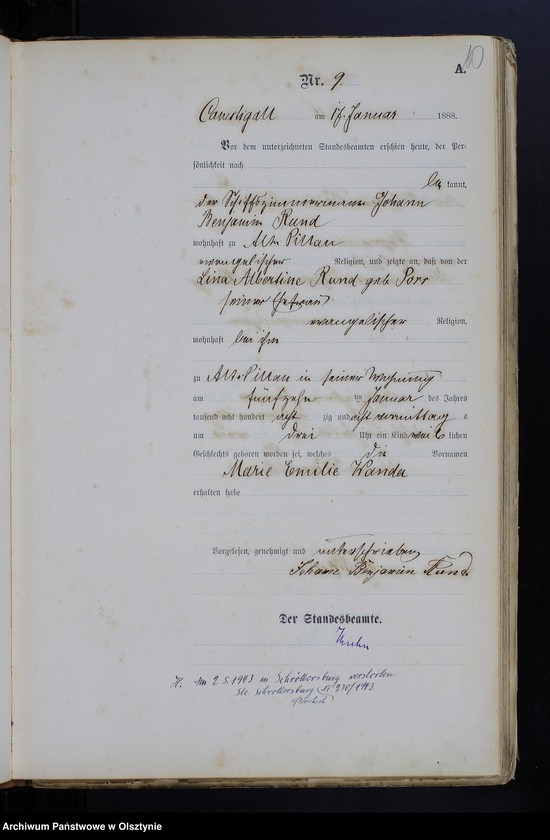 image.from.unit.number "Geburts-Haupt-Register Nr 1 - 199"