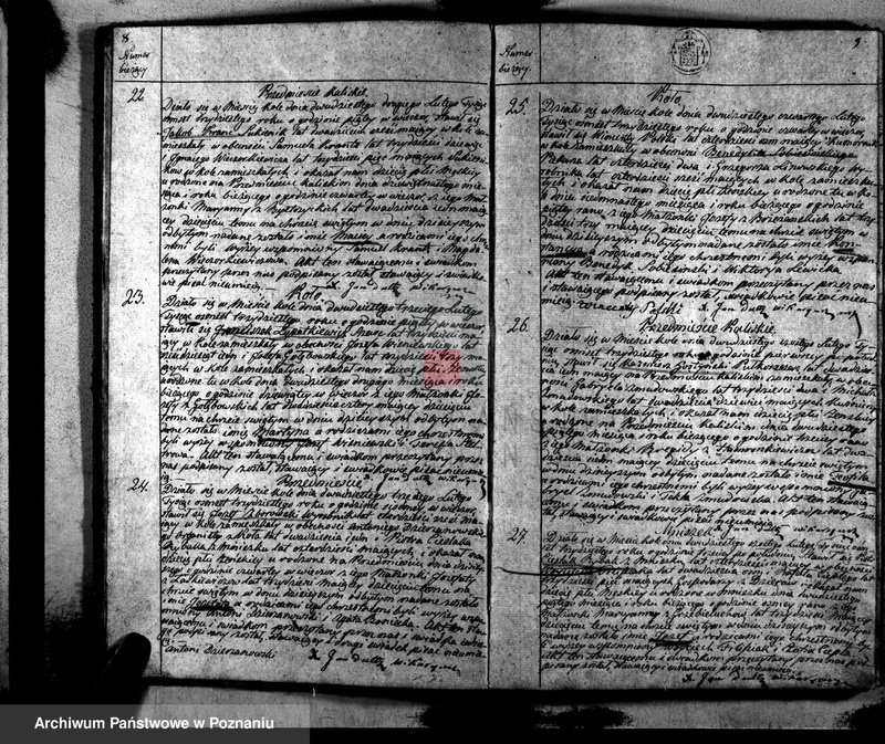 Obraz 6 z jednostki "Akta urodzeń, małżeństw i zejścia"