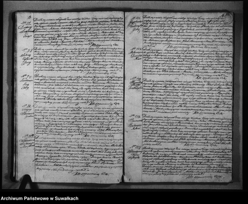 image.from.unit.number "Duplikat urodzonych, zaślubionych i umarłych parafii wiżajńskiej z roku 1850"