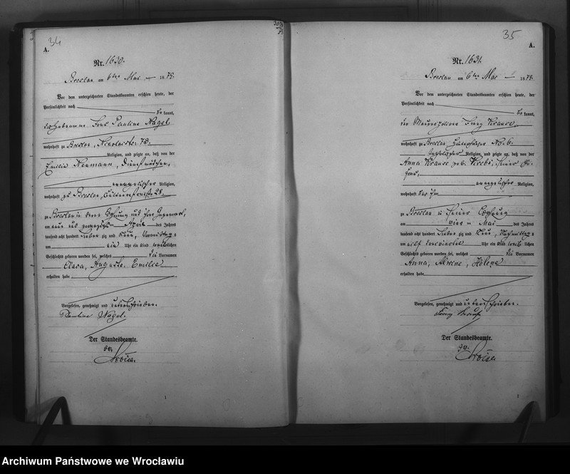 image.from.unit.number "Geburts-Haupt-Register Breslau I 1879 Band 5"