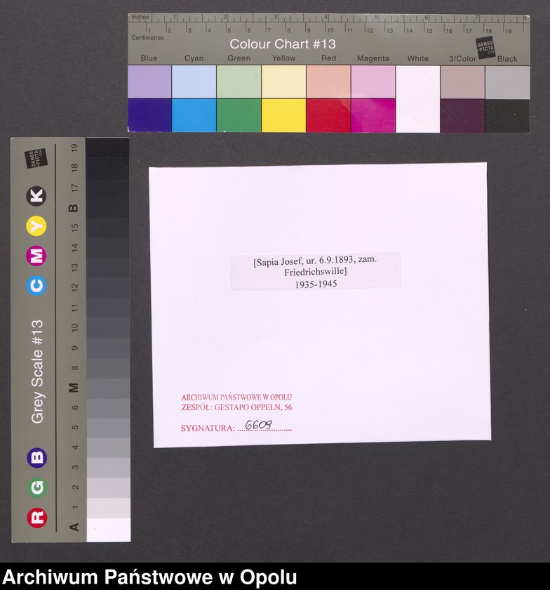 Obraz 2 z jednostki "[Sapia Josef, ur. 6.9.1893, zam. Friedrichswille]"