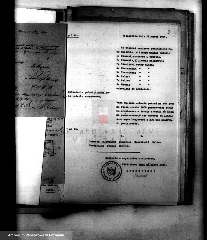 Obraz 13 z jednostki "Podatki Komunalne miasta Wielichowa /ustawa z dnia 11.8.1923 r. D.U.R.P. nr.94/"