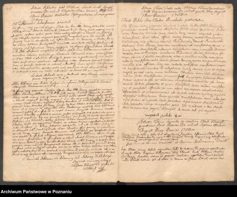 Obraz 18 z jednostki "Prothocollum nobilis officii consularis civitatis Posnaniae."