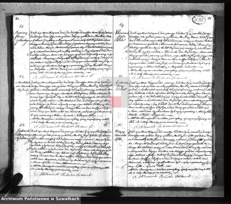 image.from.unit.number "Duplikat parafij wiżaynskiey z roku 1829"