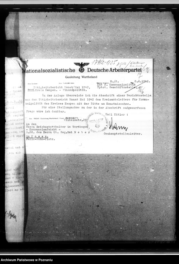 Obraz 11 z jednostki "Finanzpolitik des Landrats in Kempen (Kępno)"