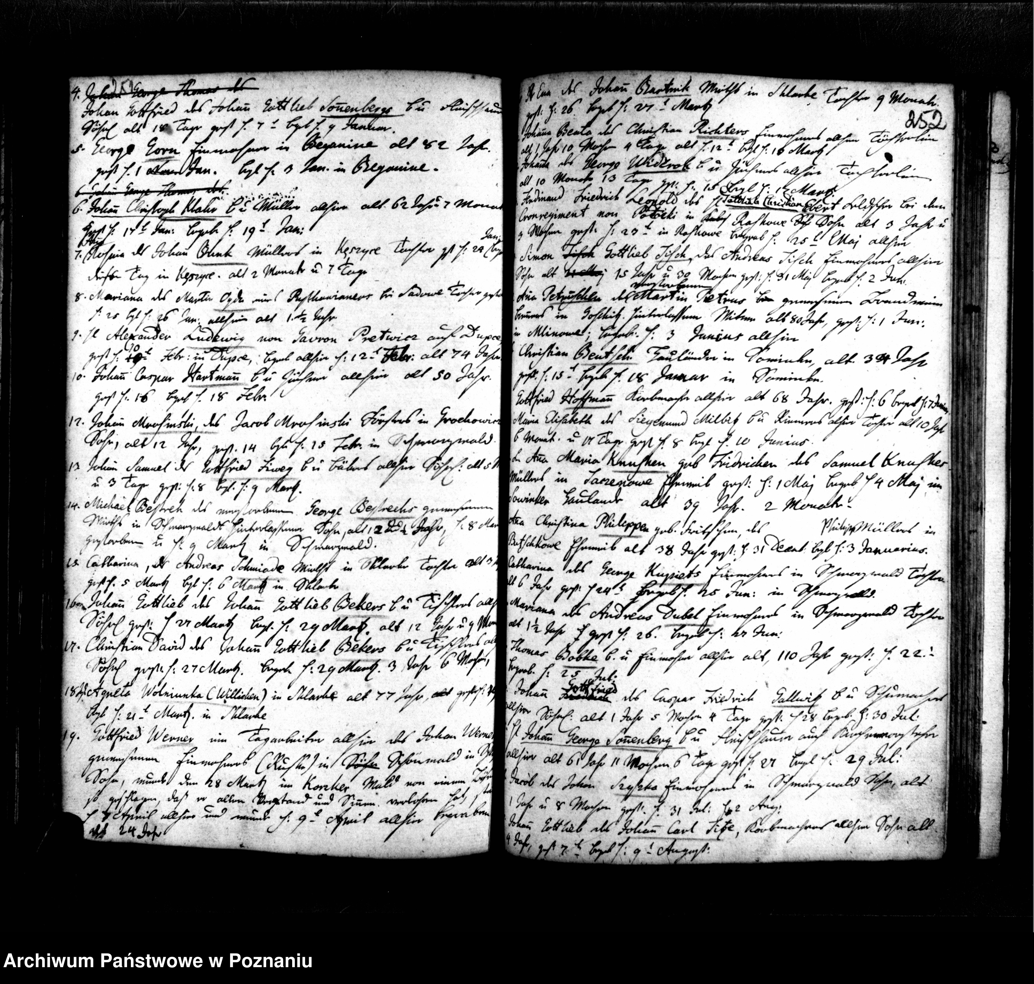 Skan z jednostki: Księga urodzeń, małżeństw i zgonów