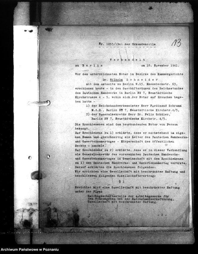 Obraz 17 z jednostki "Arbeitsgewerke (zarządzenia, wzory druków)"