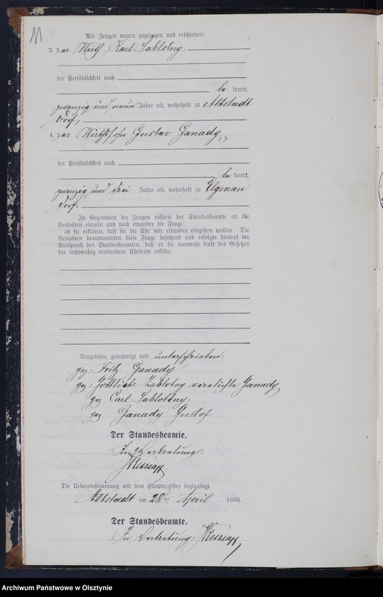 image.from.unit.number "Heiraths-Neben-Register Nr 1 - 20"