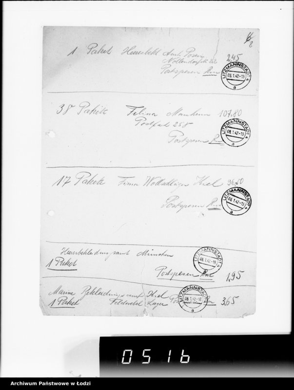 Obraz 11 z jednostki "1. Kassenbelege von nr 1 bis nr 208"