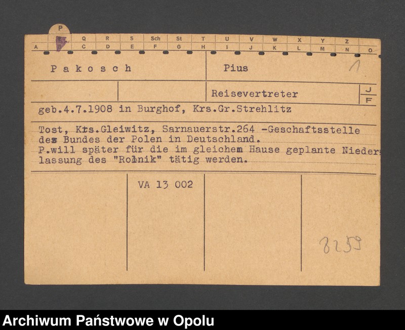 Obraz 3 z jednostki "[Pakosch Pius, ur. 04.07.1908 in Burghof]"