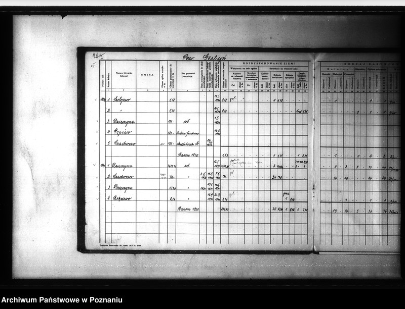 Obraz 10 z jednostki "/Zestawienie /wykaz/ rozdysponowania ziemi na cele parcelacyjne powiatu gostyńskiego"