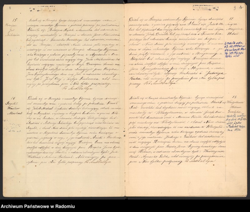 image.from.unit.number "[Duplikat akt urodzonych, zaślubionych i zmarłych parafii Krępa za 1916 r.]"