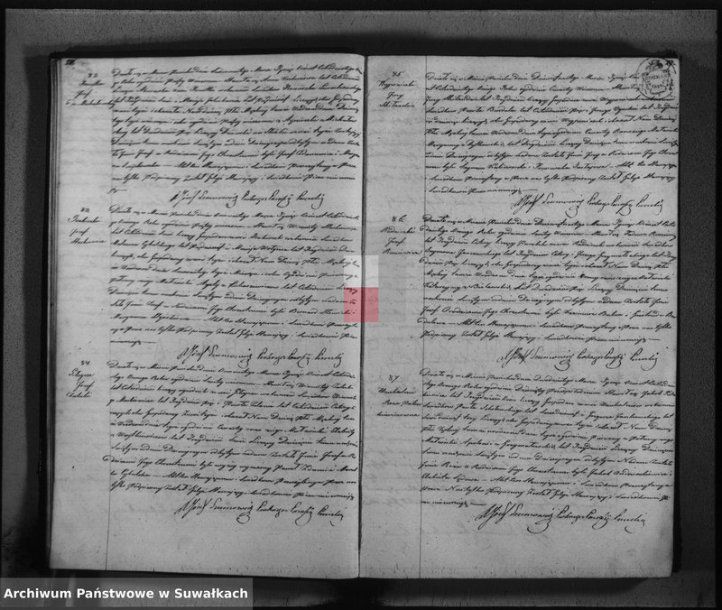 image.from.unit.number "Księga duplikat urodzonych, zaślubionych i umarłych w parafii katolickiej Puńsk na rok 1848"