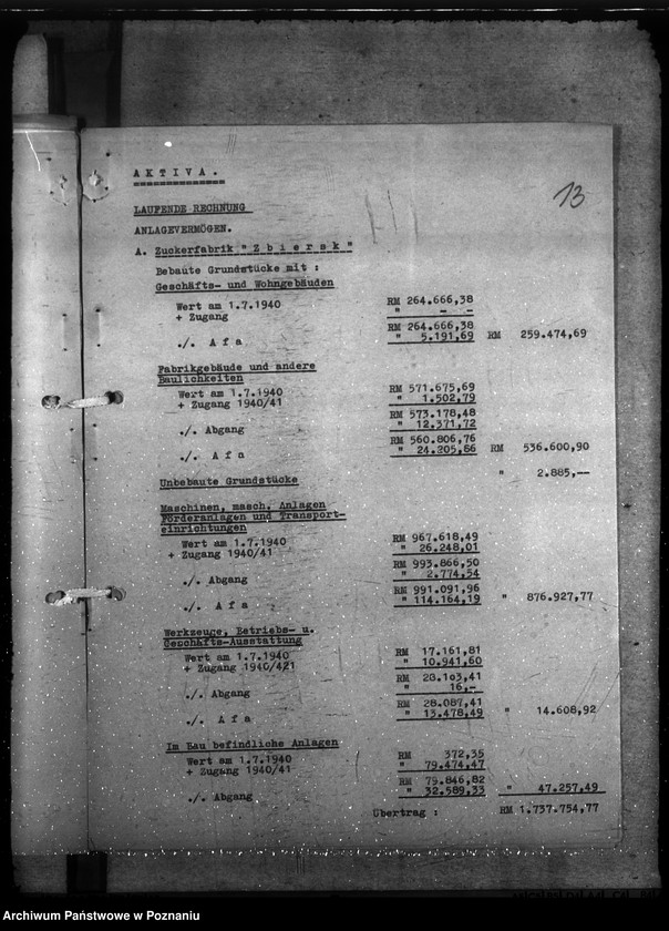 Obraz 17 z jednostki "Przyznanie pomocy gospodarczej dla cukrowni "Zbiersk""