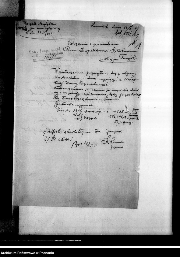 Obraz 5 z jednostki "Zarząd majątkiem szkolnym byłej szkoły ewangelickiej we Lwówku, powiat nowotomyski"