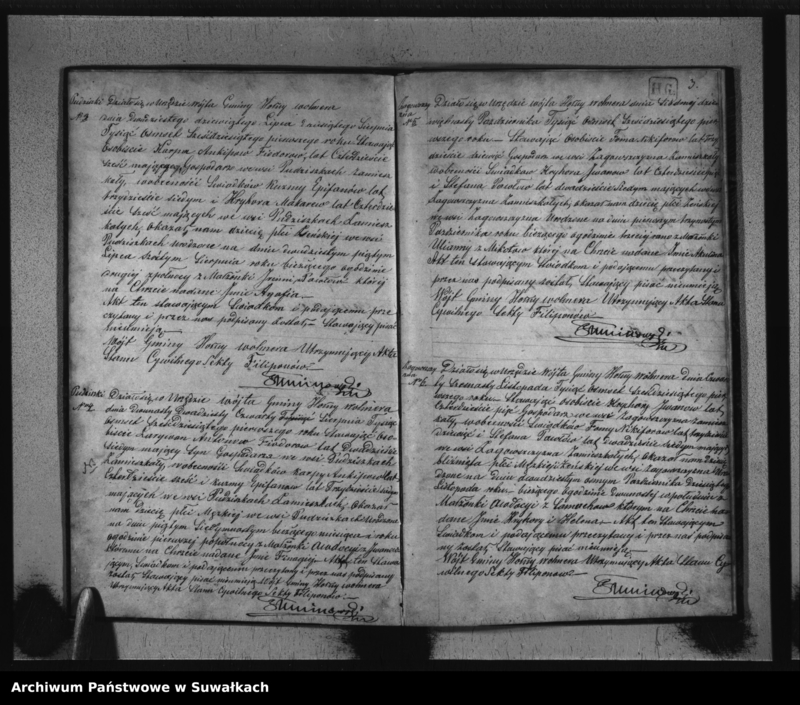 image.from.unit.number "Duplikat Aktów Urodzonych , Zmarłych i Zaślubionych Sekty Filiponów Gminy Hołny Wolmera na rok 1861"