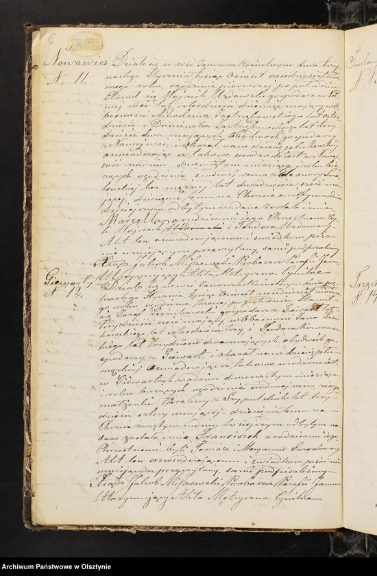 image.from.unit.number "Duplikat Akt Stanu Cywilnego Urodzonych, Zaślubionych i Zmarłych z Parafii Janowiec za Rok 1867"