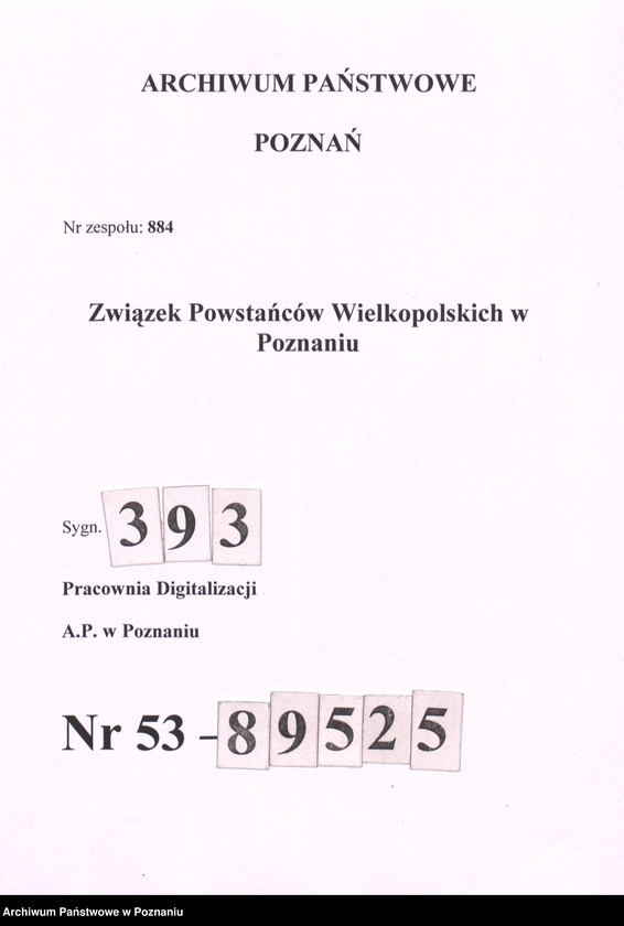 image.from.unit.number "Sprawy organizacyjno - personalne Związku Weteranów Powstań Narodowych [sprawozdania, protokoły, spisy członków, składki]"