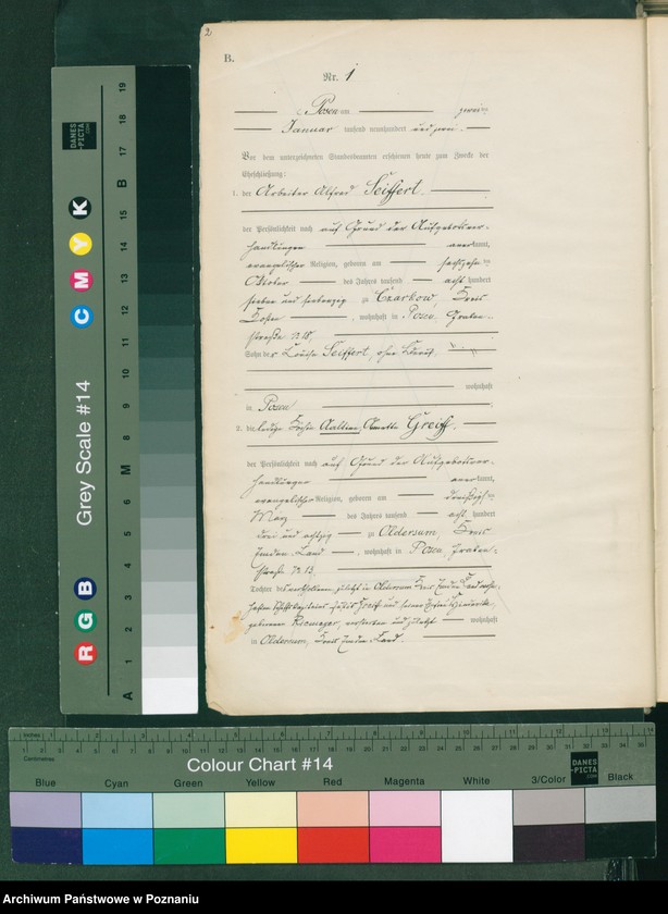 Obraz 4 z jednostki "Księga miejscowa małżeństw t. I"