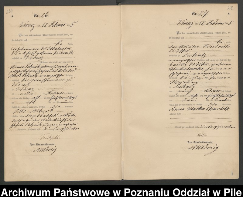 Obraz 17 z jednostki "Księga urodzeń"