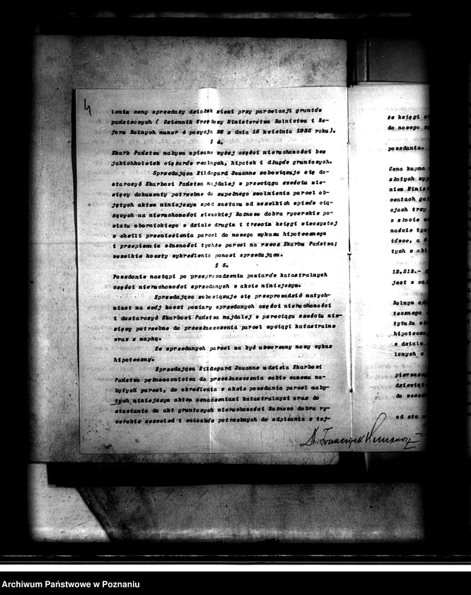 Obraz 8 z jednostki "Majątek Rożnowo powiatu obornickiego nabycie nieruchomości w trybie w trybie art. 8 ustawy o wykonaniu reformy rolnej"