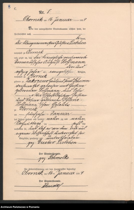 Obraz 11 z jednostki "Księga zgonów"