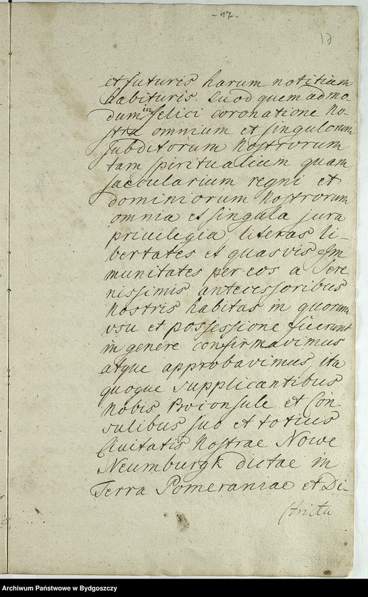 image.from.unit.number "[Odpisy przywilejów nadanych przez Zygmunta I, Stefana Batorego, Zygmunta III, margrabiego Jerzego Wilhelma dla miasta Nowego]"