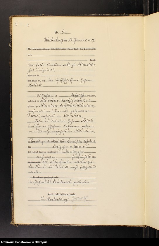 image.from.unit.number "Sterbe-Haupt-Register Nr 1 - 109"