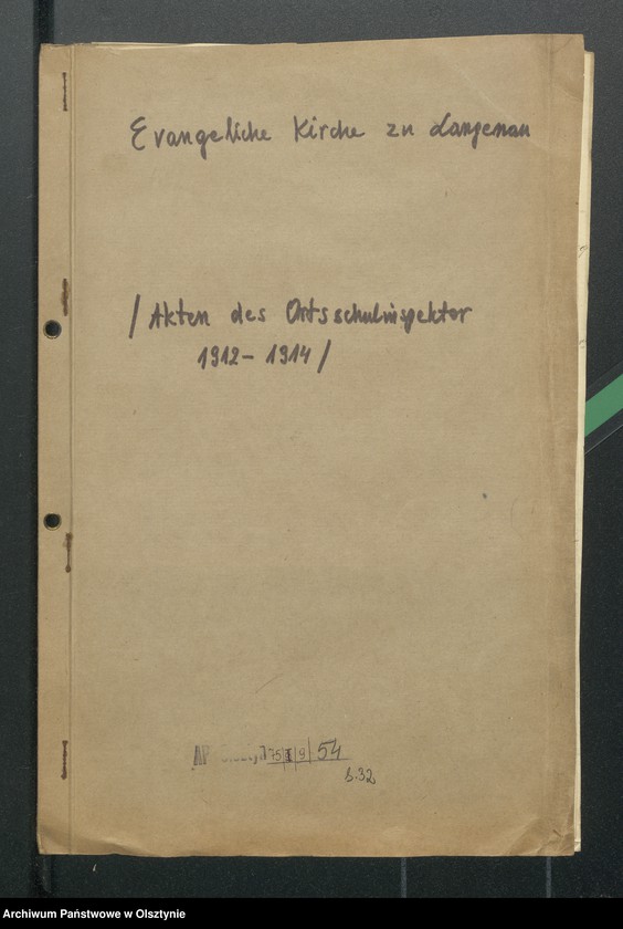 Obraz 1 z jednostki "Acten des Ortsschulinspektor"