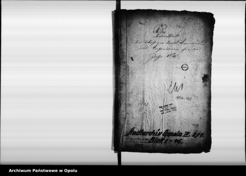 Obraz 4 z jednostki "Akta betreffend die Wahl der Stadtverordneten und Rathmänner für das Jahr 1814-15"