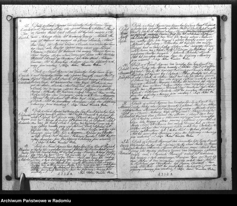 Obraz 9 z jednostki "Dupplikat Aktów Religiyno- Cywilnych Urodzenia, Zaślubienia i Zeyścia parafii Kowali Stępociny Roku 1836"