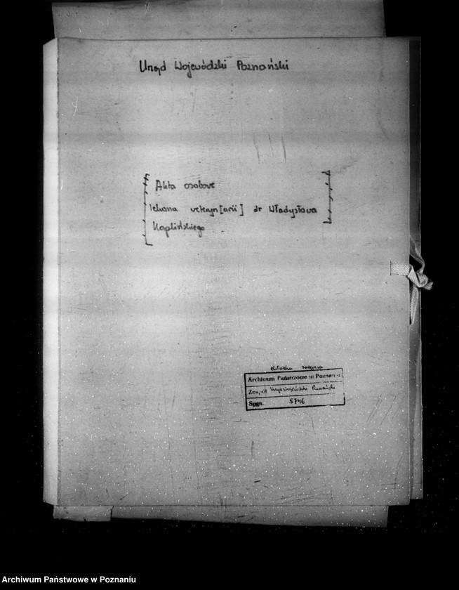 Obraz 4 z jednostki "Akta osobowe lekarza weterynarii dr. Władysława Kaplińskiego"