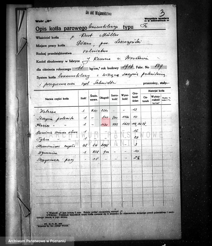 Obraz 7 z jednostki "Majętność Górzno, pow. leszczyński nr woj. kotła 6320"