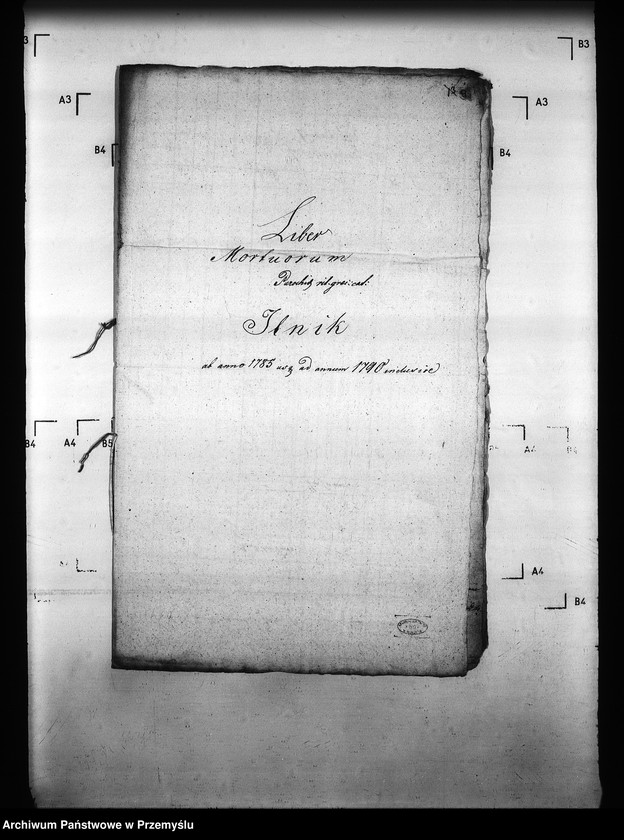 Obraz 14 z jednostki "[Kopie ksiąg metrykalnych parafii Ilnik (dekanat Turka)]"