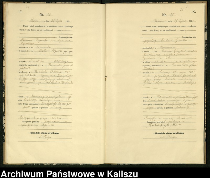 Obraz 16 z jednostki "[Księga zgonów]"