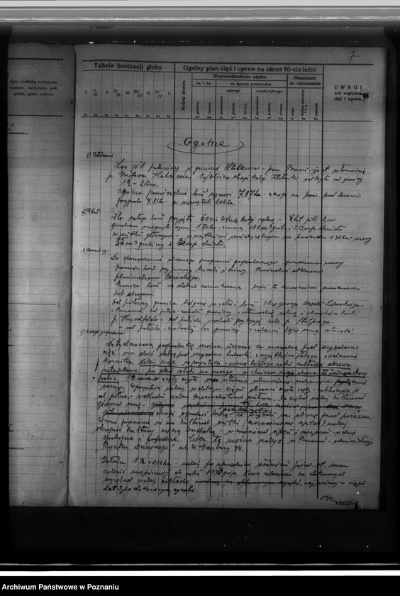 Obraz 11 z jednostki "Majętność leśna Gustawa Hahnscha w gminie Złotkowie powiat poznański program urządzania gospodarstwa leśnego na lata 1929-1939"
