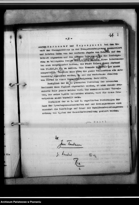 Obraz 11 z jednostki "Alte Schulden und Forderungen aus polnischer Zeit - Kolmar [fabryka porcelany]."