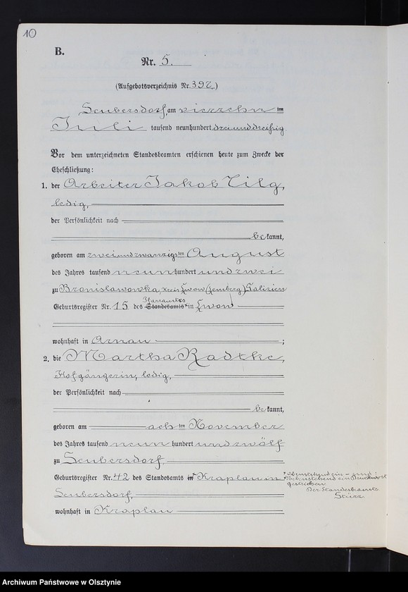 image.from.unit.number "Heirats-Neben-Register Nr 1-21"